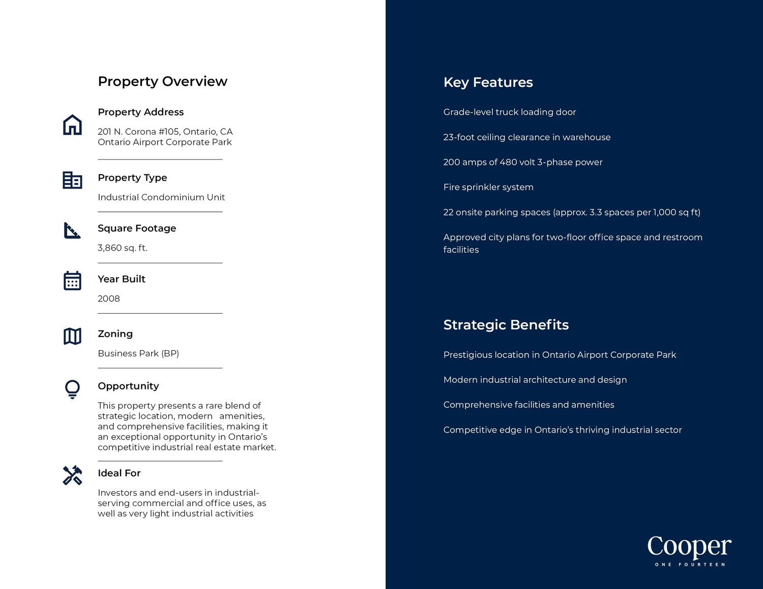 Cooper One Fourteen booklet page 3
