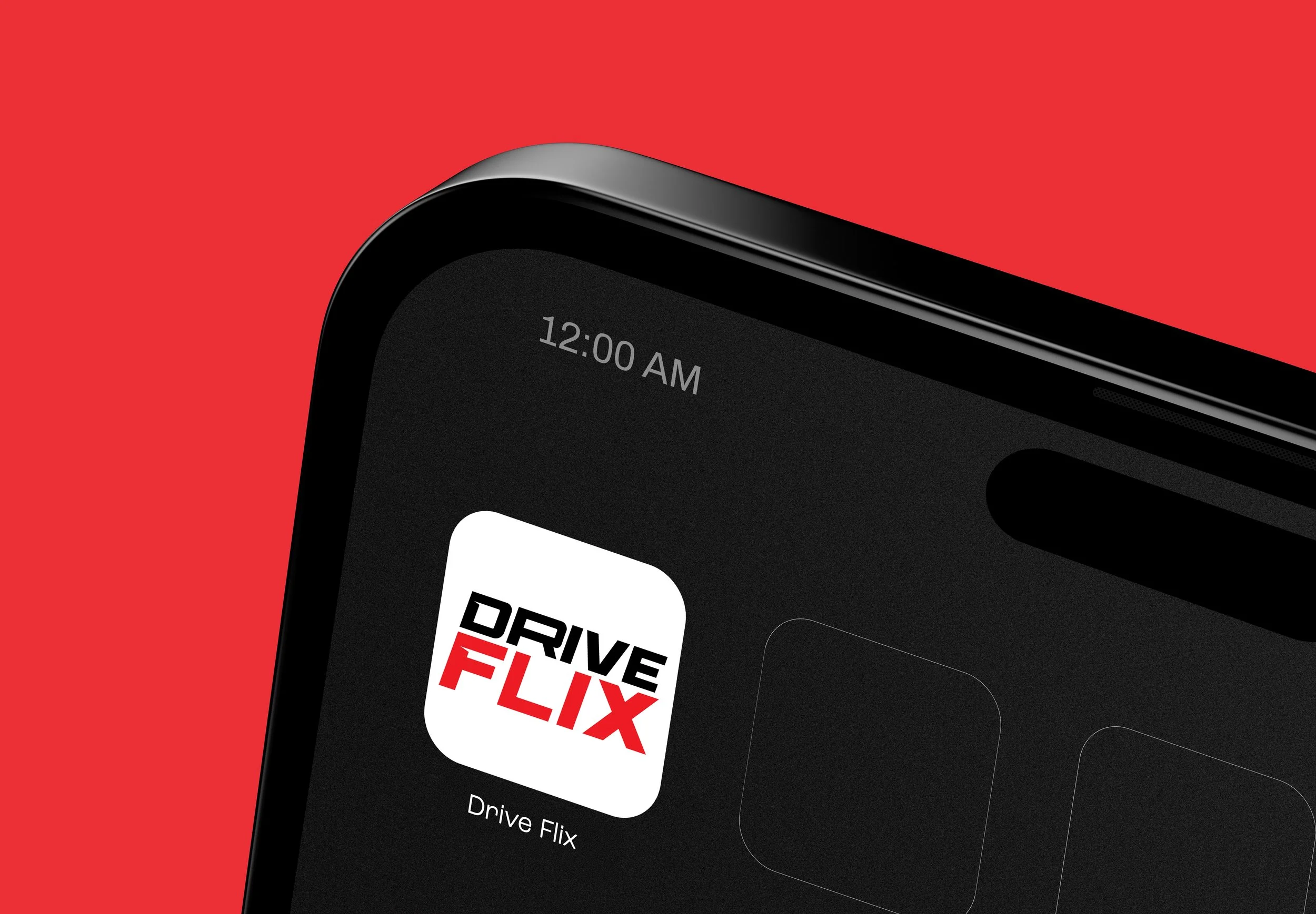 Drive Flix — streaming UI concept for automotive enthusiasts